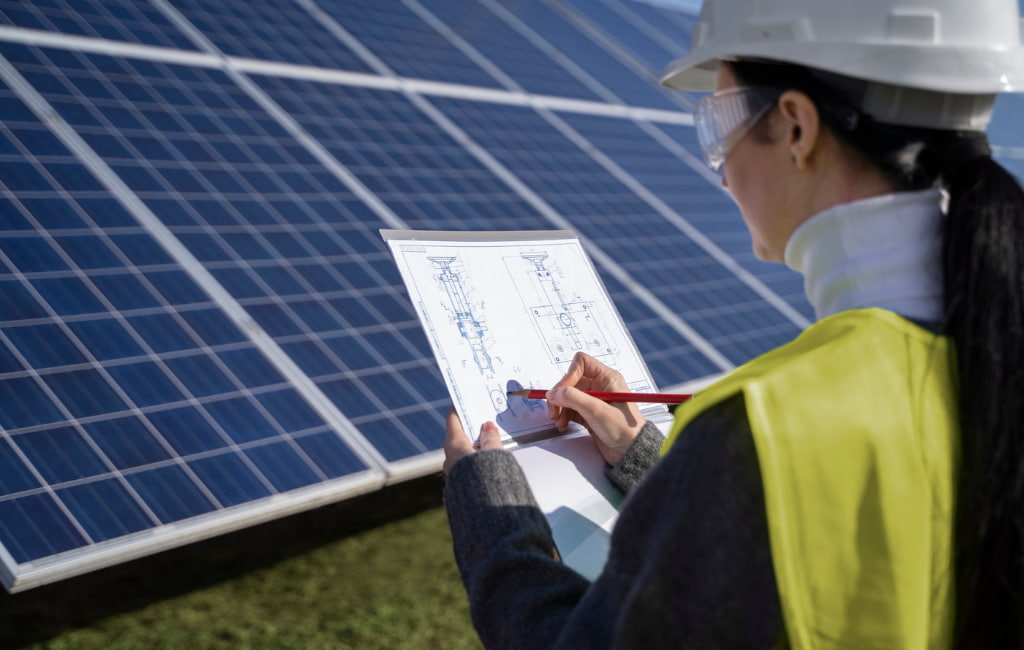 Ouvrir travaillant sur des Economies d'énergie renouvelables